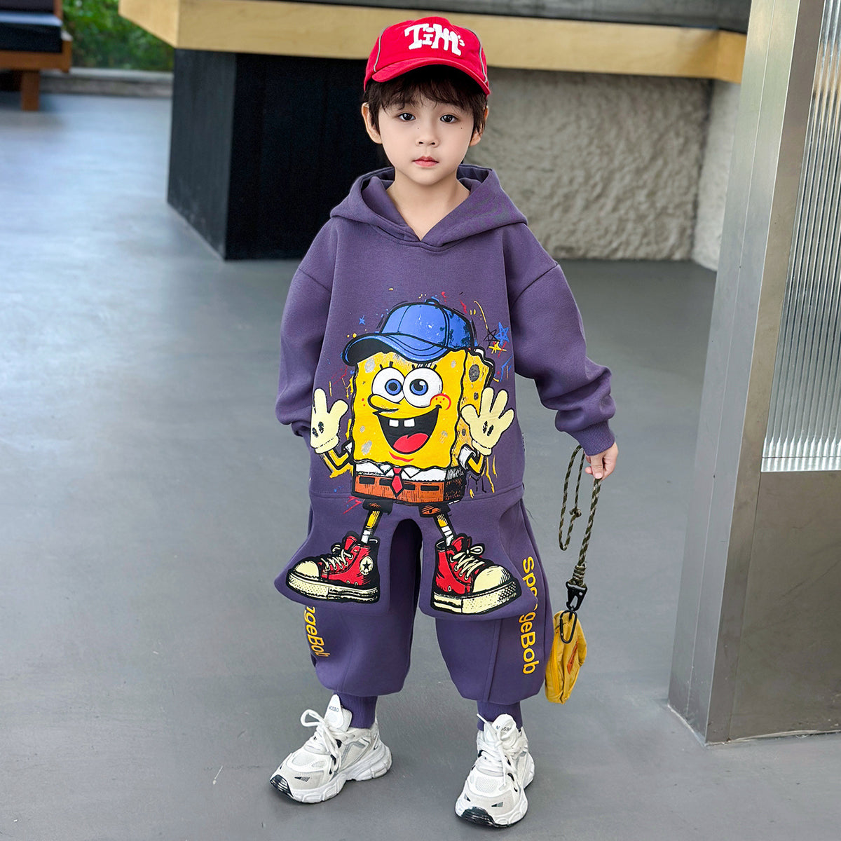 Cartoon Hoodie & Sweatpants