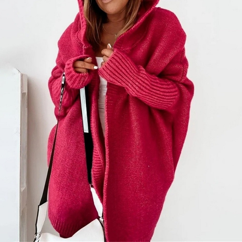 Cardigan Loose Batwing Sleeve Sweater