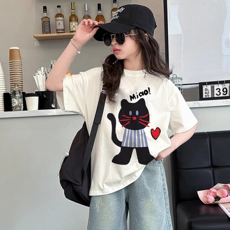 Cute Cartoon Short Sleeve T