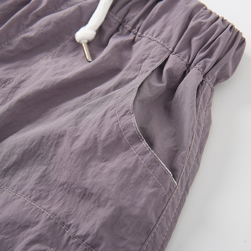 Round Neck T-shirt/Tie-up Pants