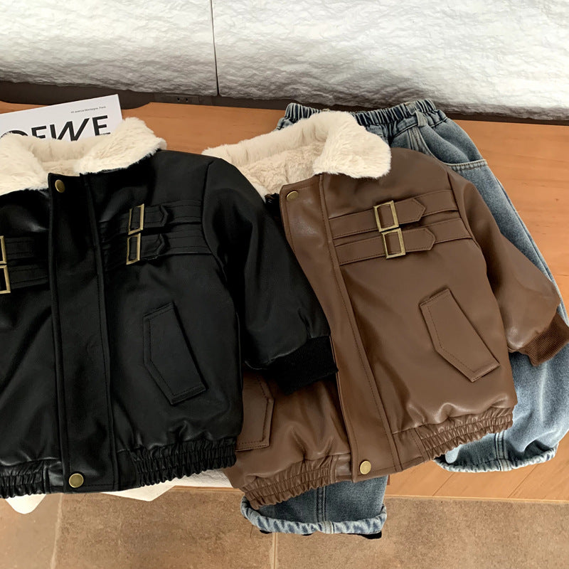 Boys Leather Jacket