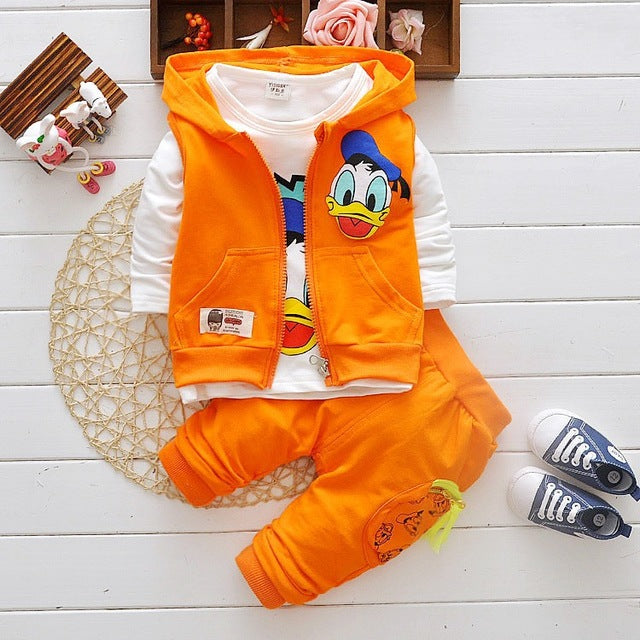 Boys Cartoon Hoodie Suit