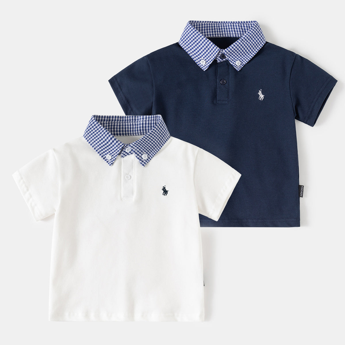 Boy's Summer Short Sleeve Polo Shirt Cartoon Turn-down Collar Big Kids amp; Toddler Fashion Top