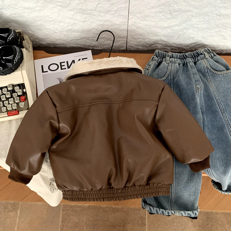 Boys Leather Jacket