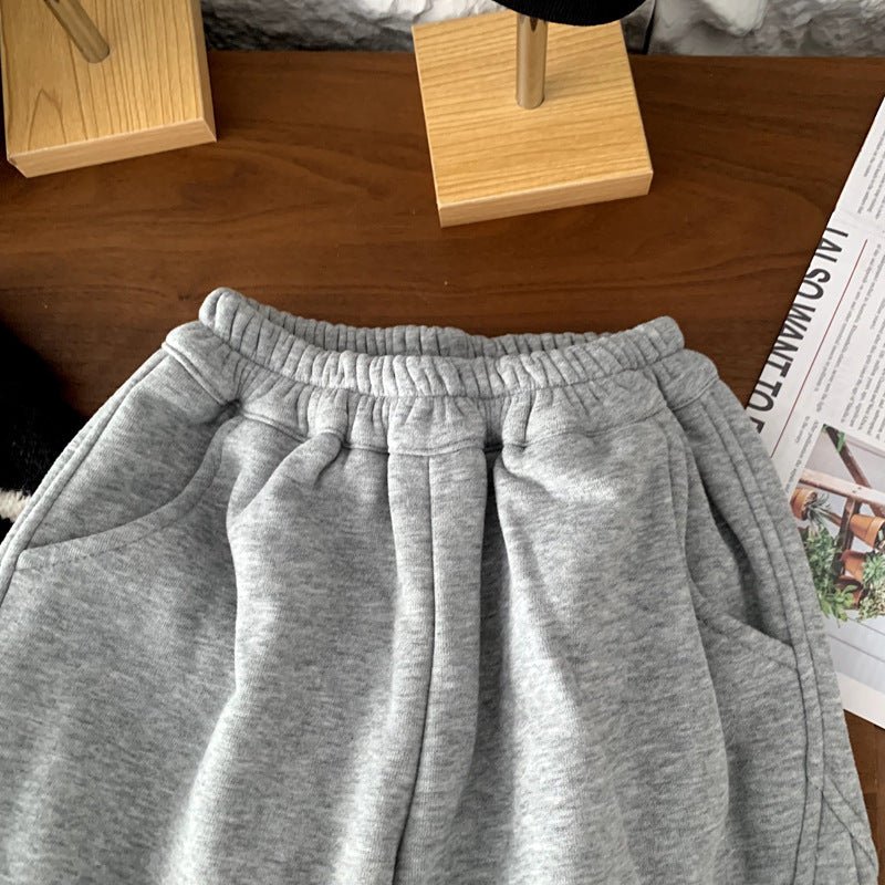 Plush Thick Pants