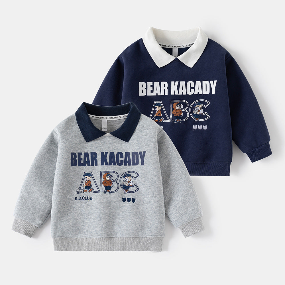 "Bear Kacady" Polo Sweatshirt