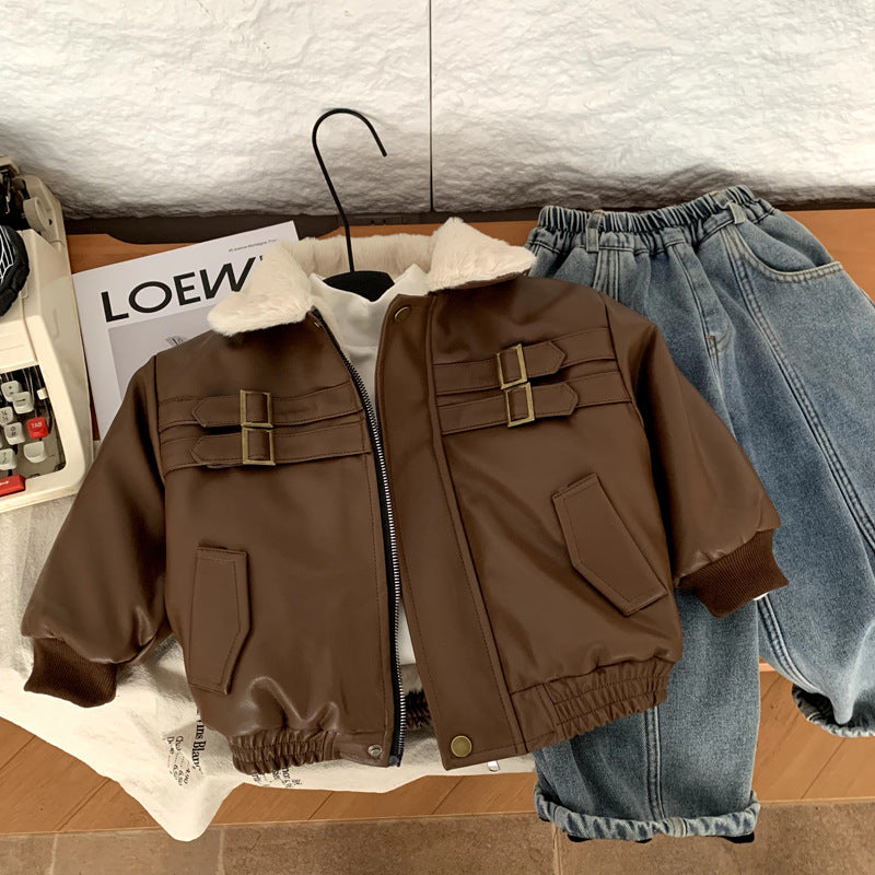 Boys Leather Jacket