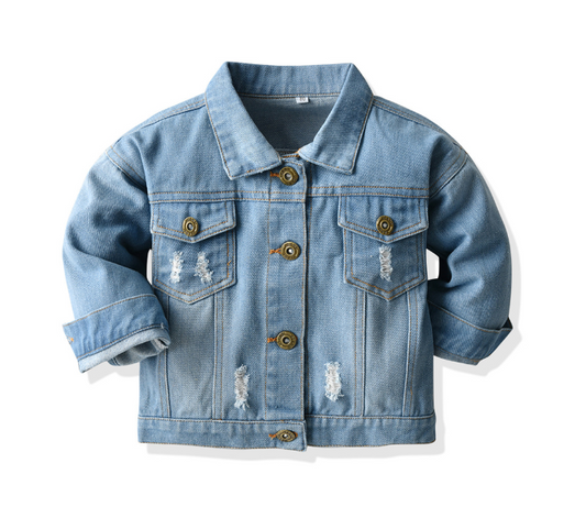 Ripped Jean Coat