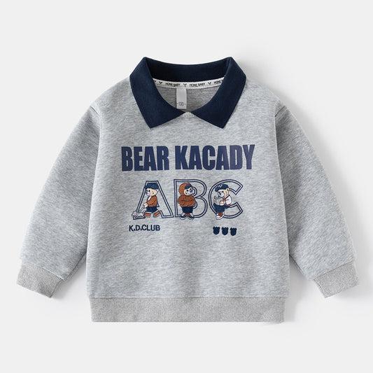 "Bear Kacady" Polo Sweatshirt