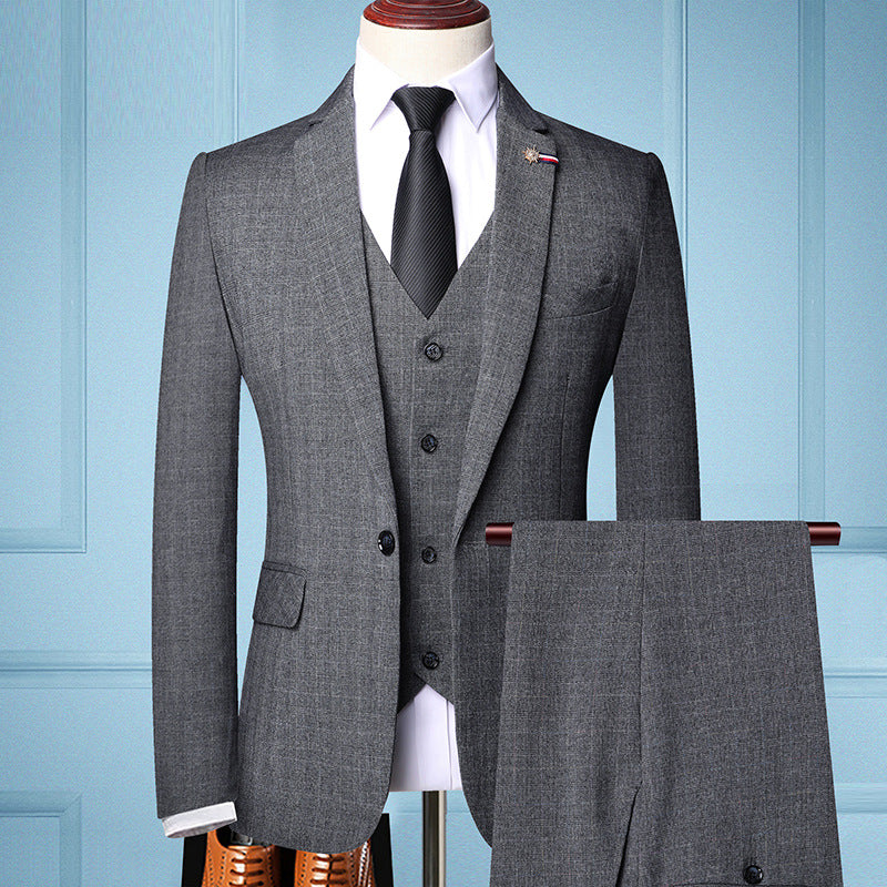 Three Piece Slim Fit Formal Suit