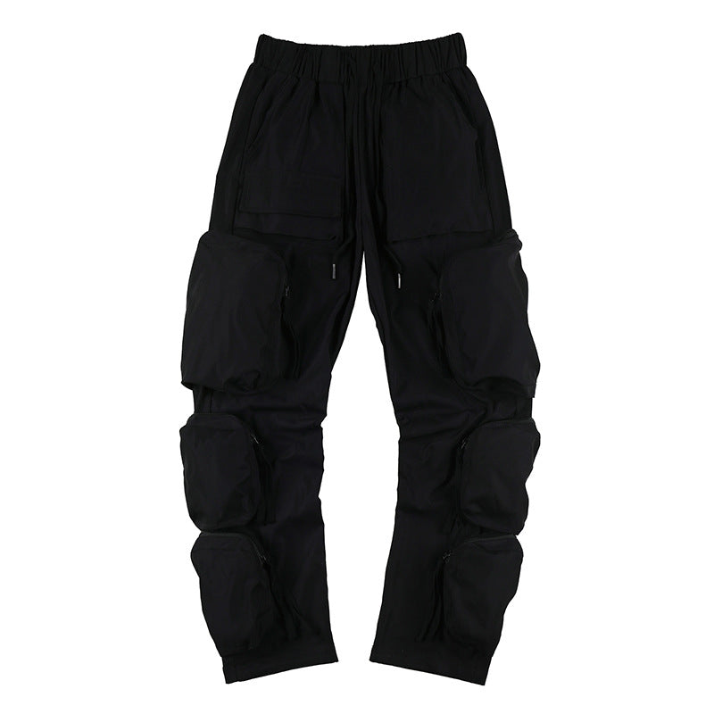 Street Functional Multi-Pocket Pants