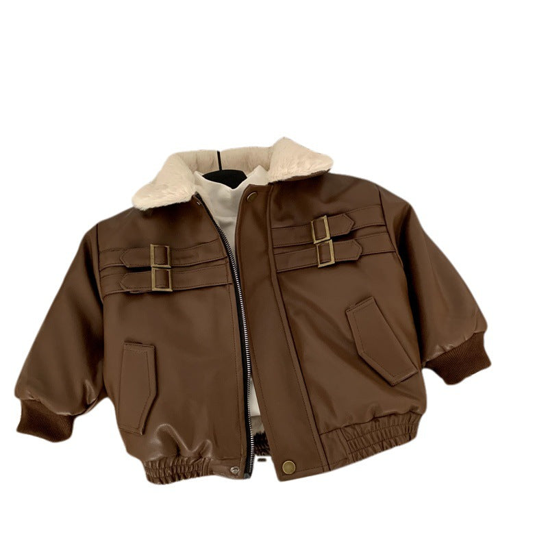 Boys Leather Jacket
