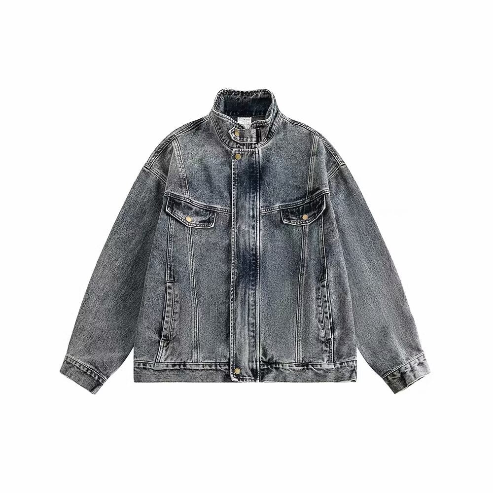 Retro Blue Denim Jacket