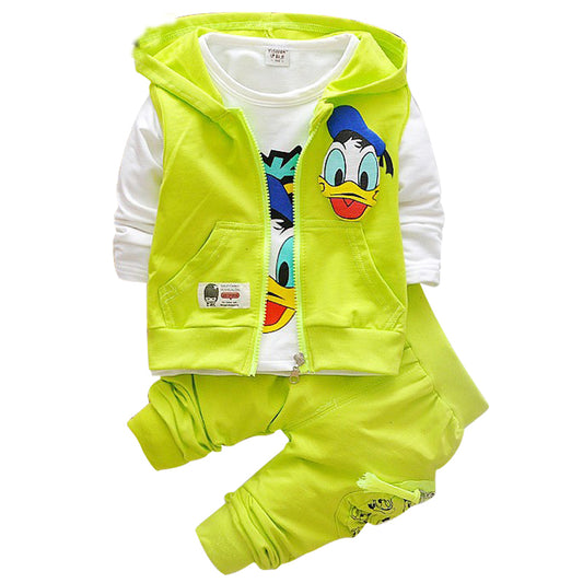 Boys Cartoon Hoodie Suit