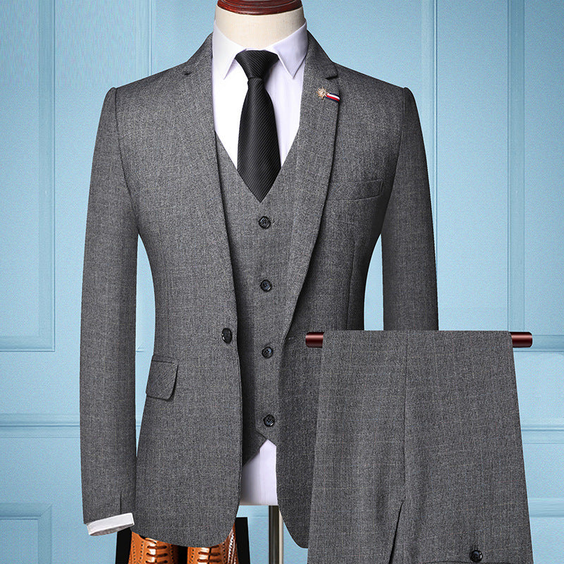Three Piece Slim Fit Formal Suit