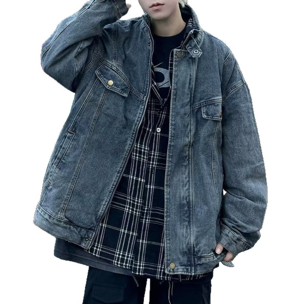 Retro Blue Denim Jacket