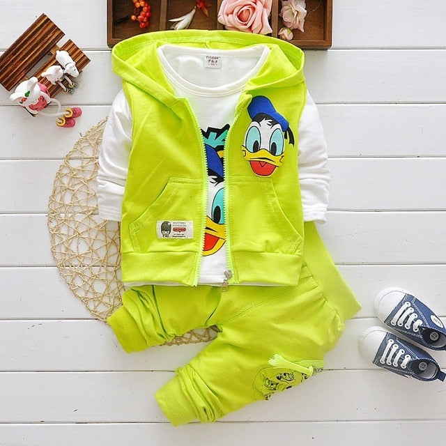 Boys Cartoon Hoodie Suit