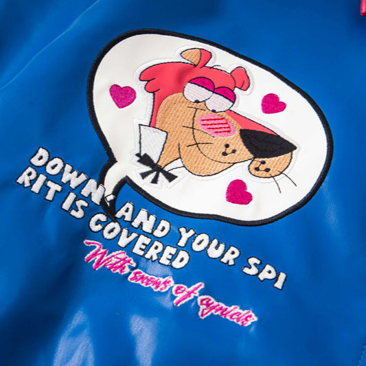 Vintage Cartoon Embroidery Jacket