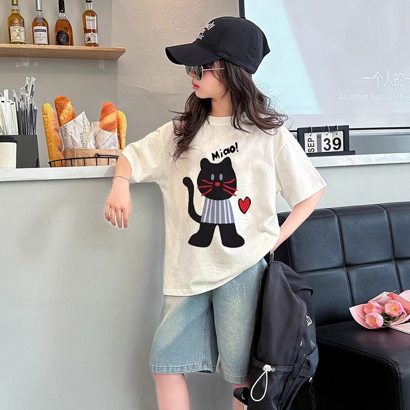 Cute Cartoon Short Sleeve T