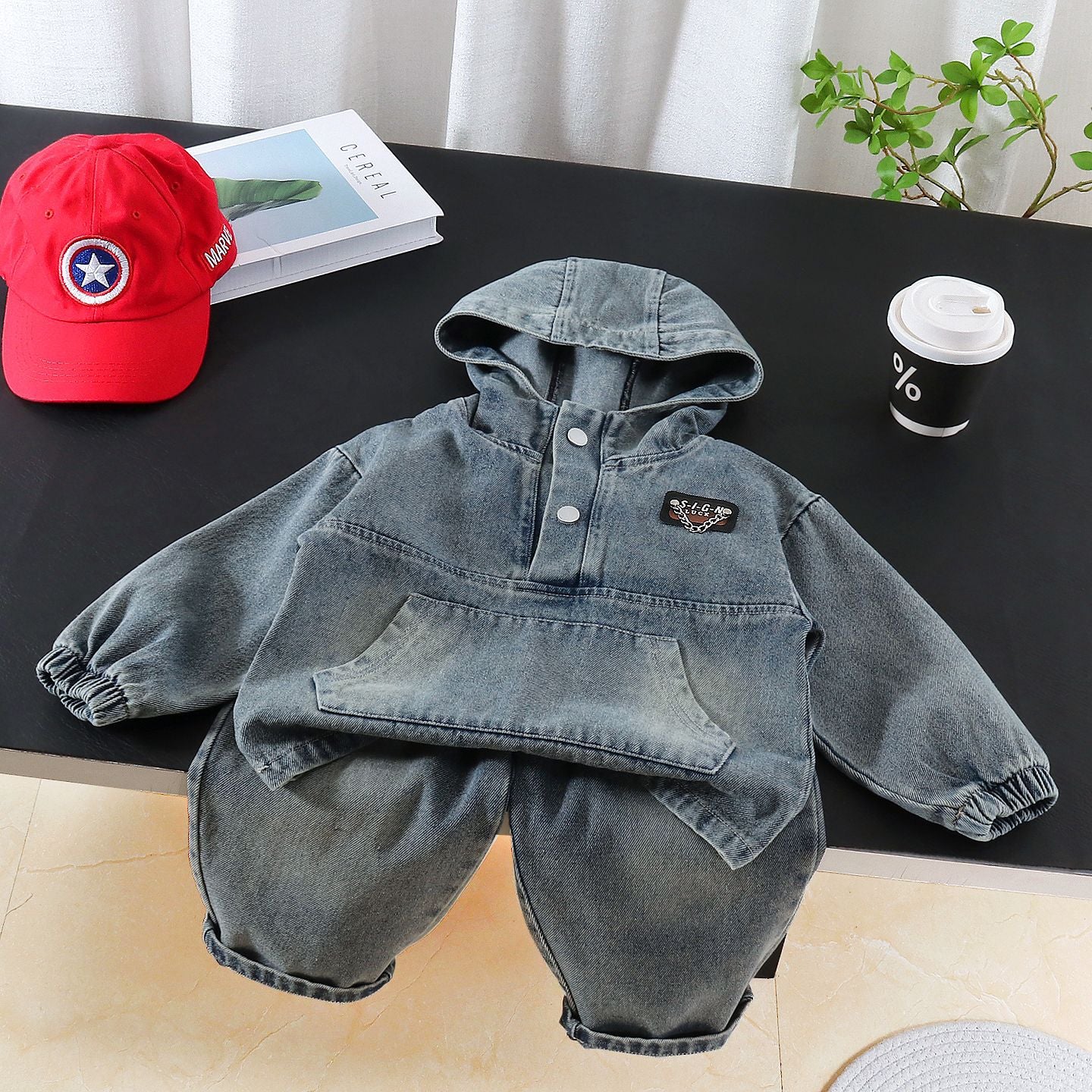 Two Piece Denim Set