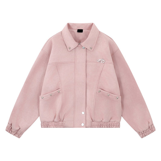 Pink Lapel Jacket by Jaylen Janelle