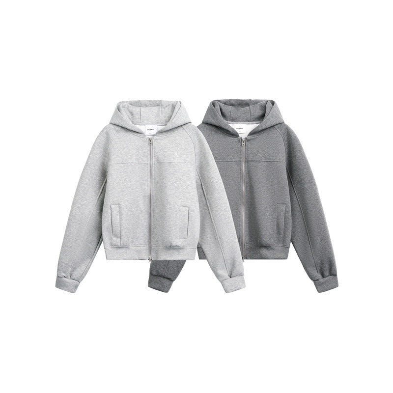 Hooded Zip-Up Hoodie for Men and Women