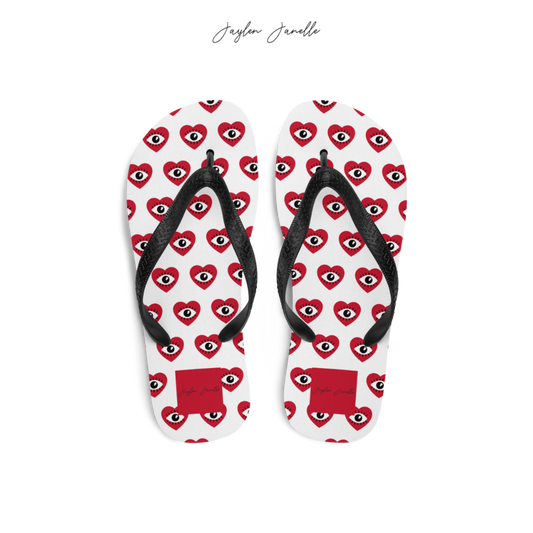 Eye Love You Flip-Flops